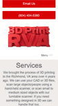 Mobile Screenshot of 3dprintrva.com